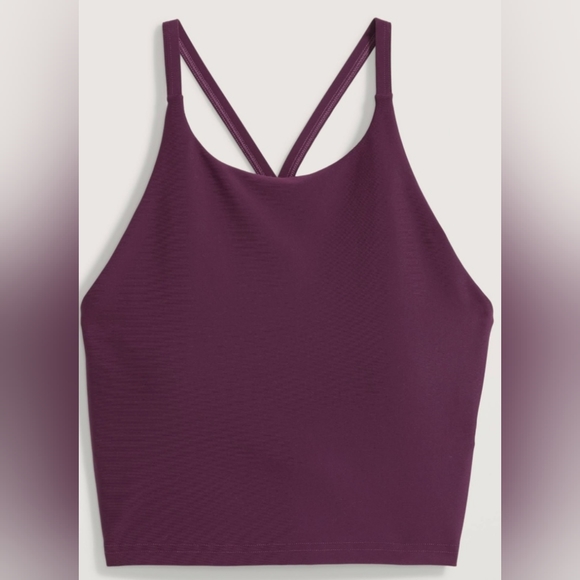 Old Navy Other - NWT Old Navy Active Powersoft Light Support Sports Bra, size small, color= plum